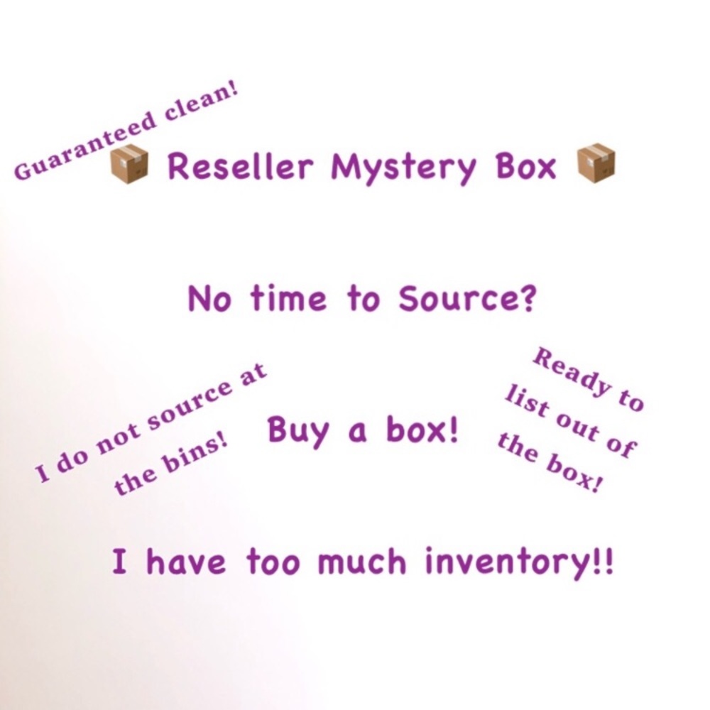 RESELLER 15PC Mystery BOX!! Ready to List! XS-M